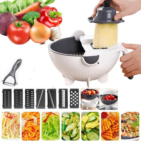 9 in 1 Multifunctional Basket Vegetable cutter