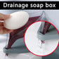 2 PCS of Creative leaf drain soap box