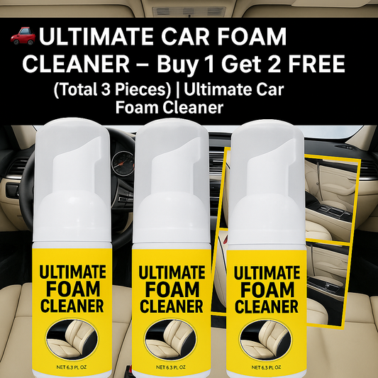 🚗 CLEANIFY-CX™ – Buy 1 Get 2 FREE 🎉🧽 (Total 3 Pieces) | Ultimate Car Foam Cleaner 🫧✨