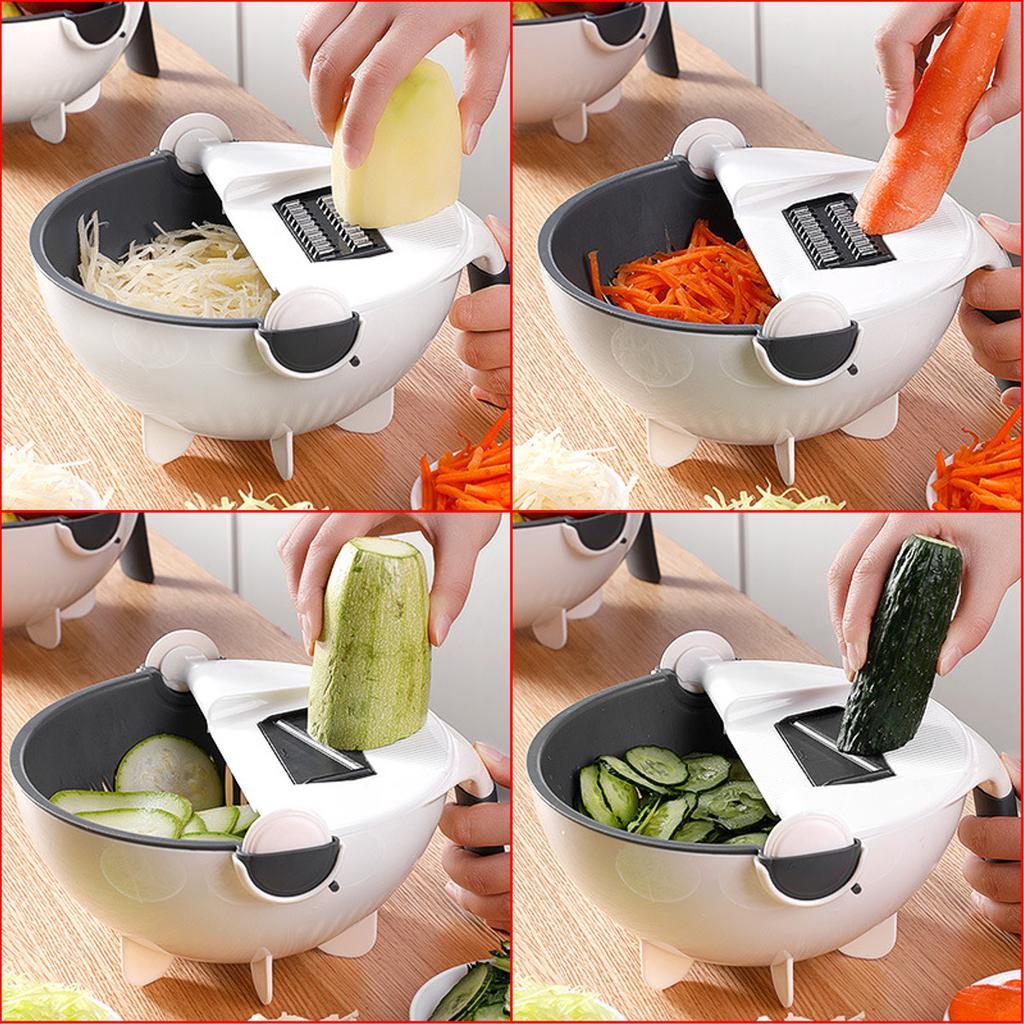 9 in 1 Multifunctional Basket Vegetable cutter